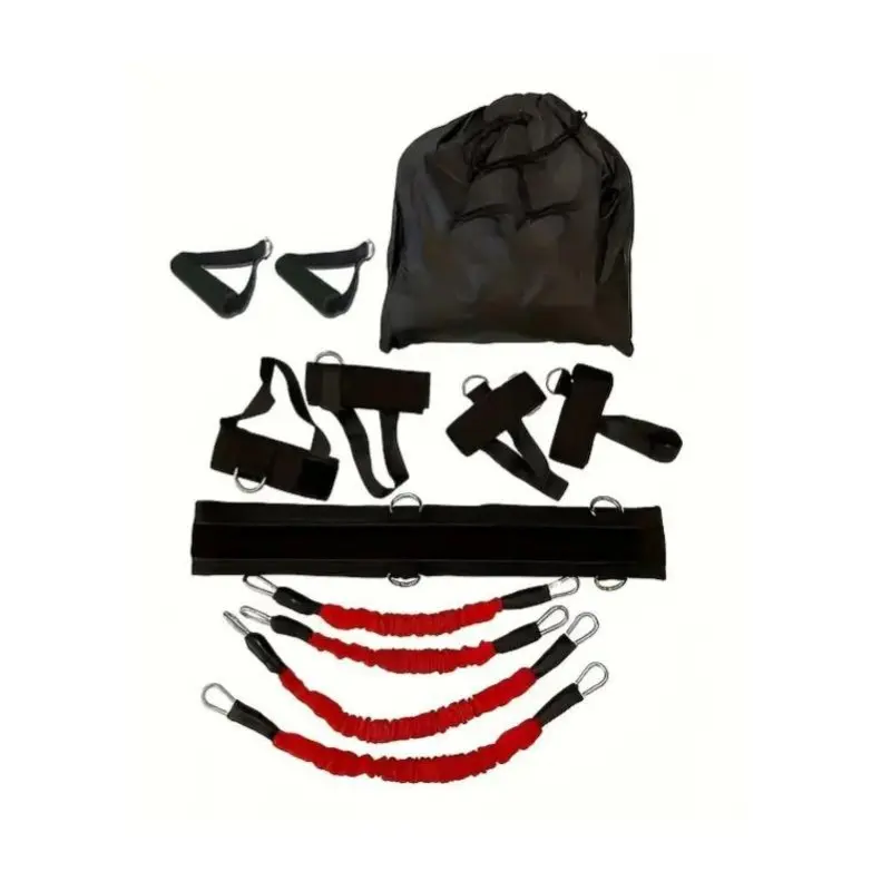 Banda de Resistencia de Alta Resistencia para Boxeo, Kit de Entrenamiento para Kickboxing en Casa, Equipo de Potencia para Parte Superior e Inferior del Cuerpo