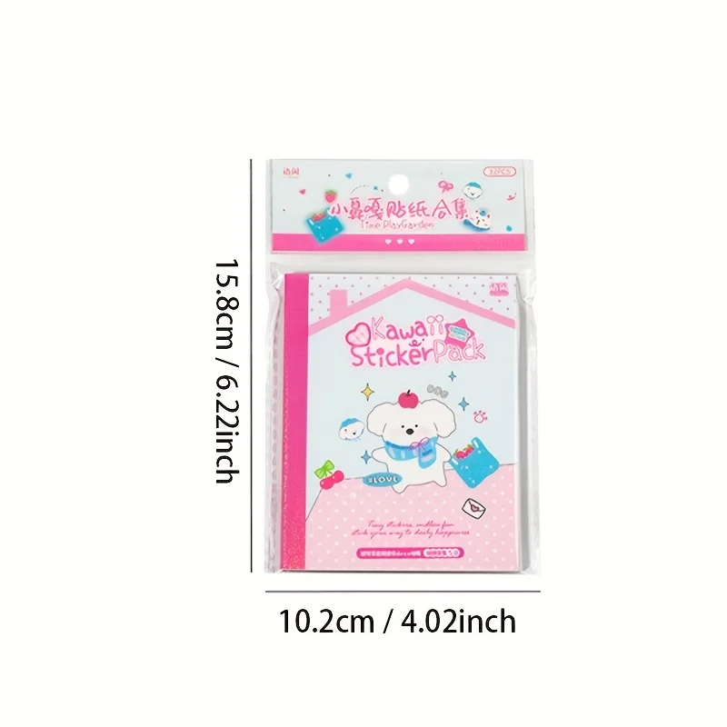 32 sheets/mini decoration scrapbook, dream dopamine pattern stickers, diary, notebook and nail stickers, DIY stickers image 5
