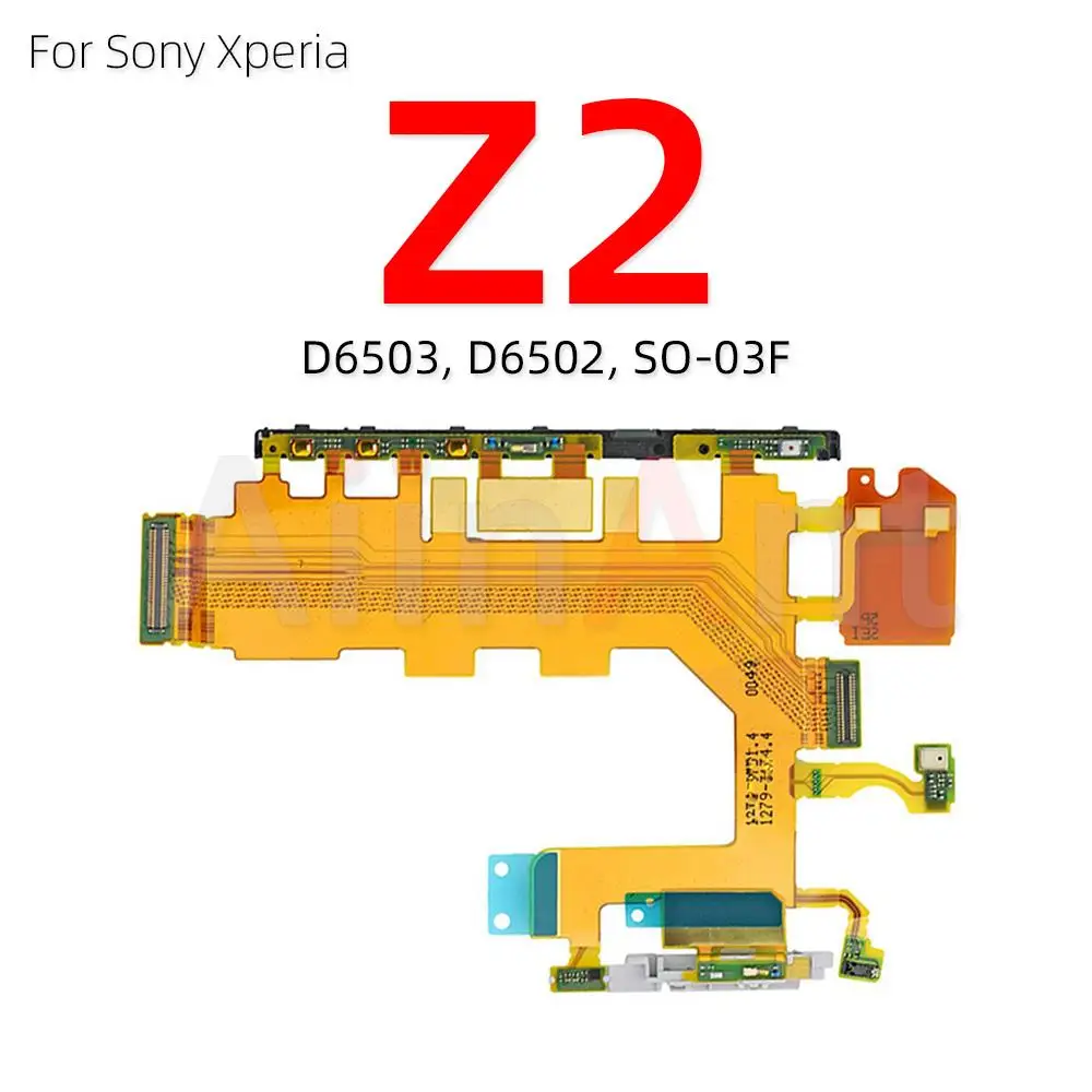 on/off Power Flex For Sony Xperia Z Z1 Z2 Z3 Z4 Z5 Compact Premium Plus L3 L4 M4 M5 Side Key Button Volume Flex Cable