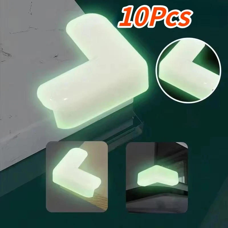 

10PCS Luminous Table Corner Edge Guards Baby Safety Anti-Collision Protector Cover for Kids Home Furniture