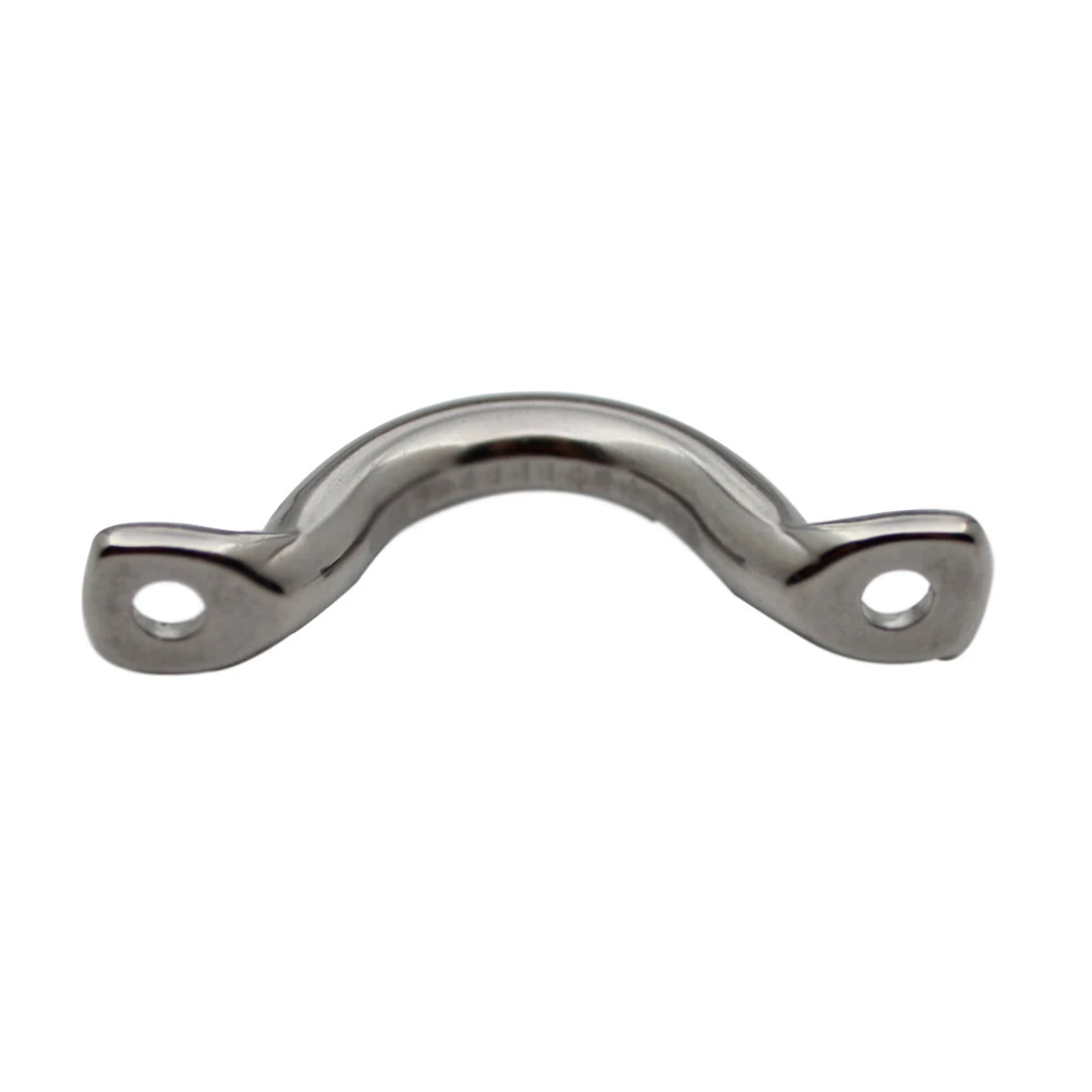 

10 Pcs Yacht Bow Handle Marine Saddle Clip Eye Loop Boat Stainless Steel Kayak Handles Carry Pull
