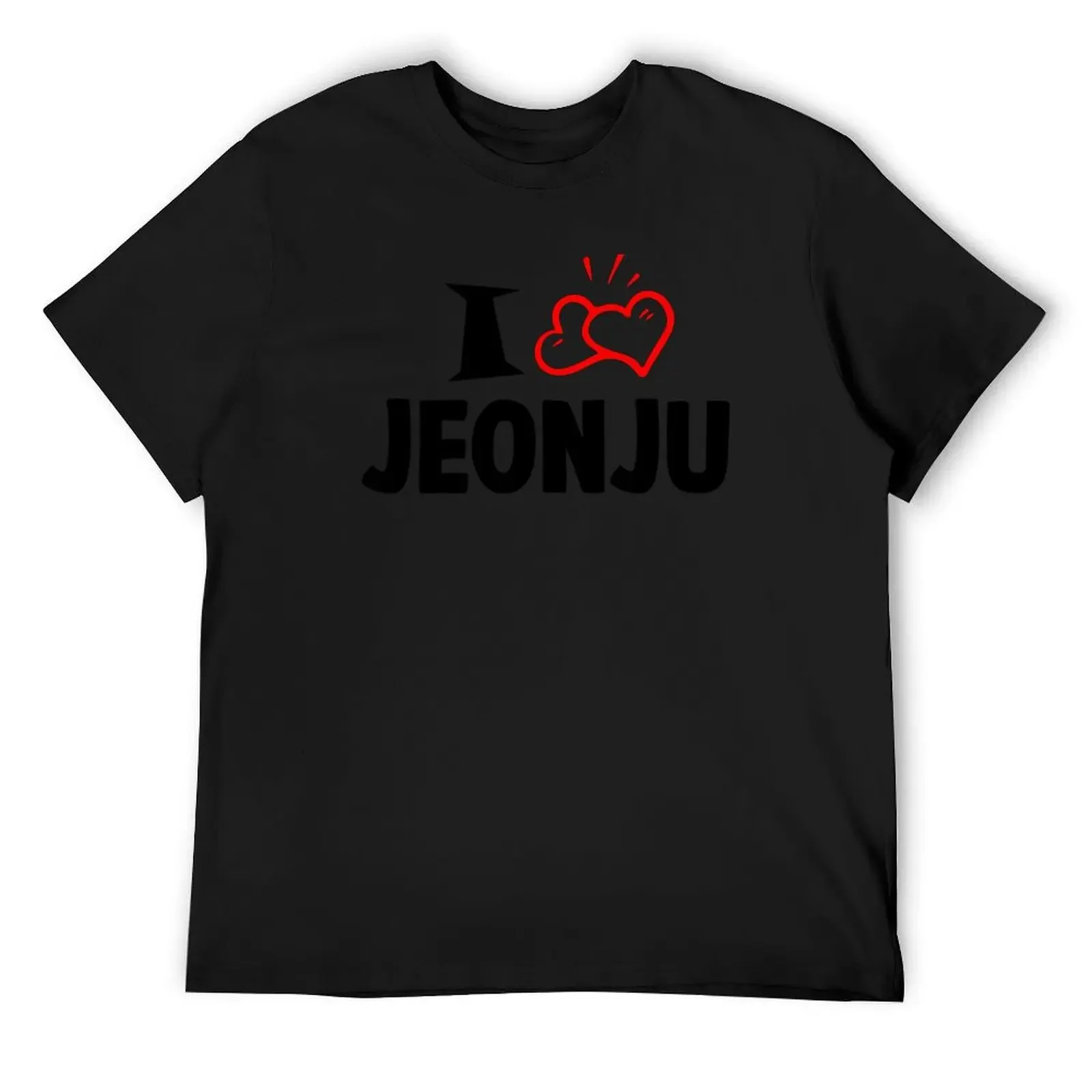I love Jeonju (city) T-Shirt heavyweights shirts graphic tee plus size men clothing