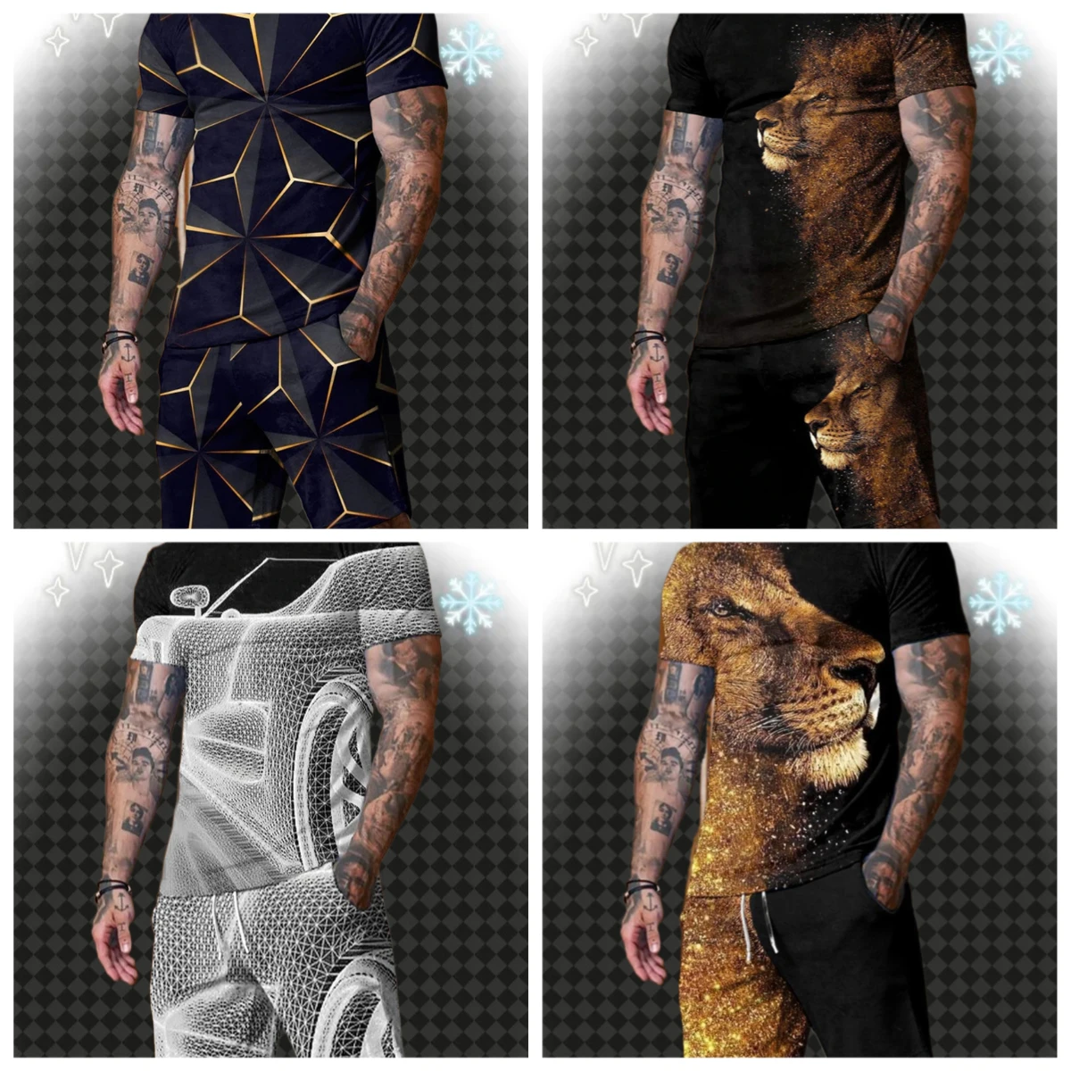 

2025/26 New Men's Sportswear Trend Men Sets Tracksuits Clothing Casual Shorts+tshirts Set Sweat Suits Summer Tracksuit Men Sets