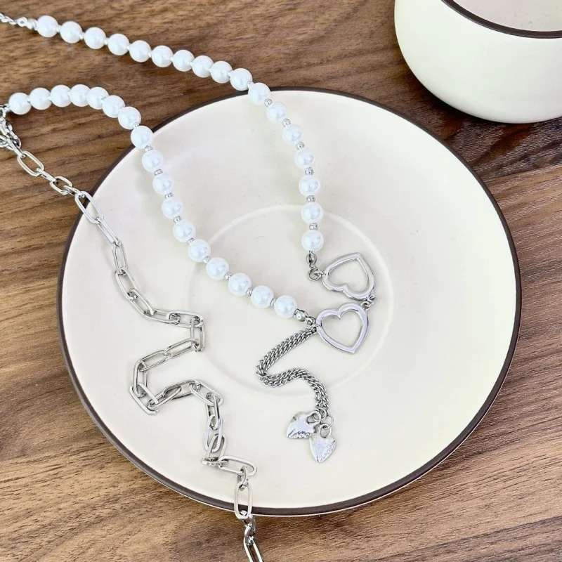 Fashion Y2K Retro Cheap Thin Pearl Waist Chain Belt For Women - Stylish Body Jewelry Accessories For Party & Casual Wear