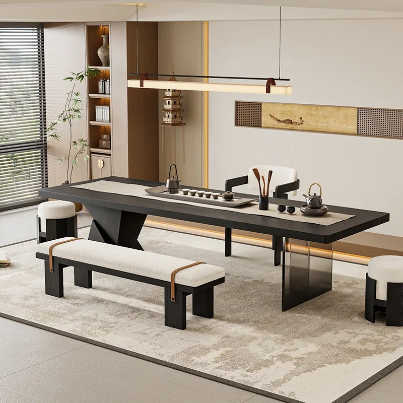 High-end bench dining chair light luxury