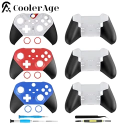 CoolerAge for XBox One Elite Series 2 Controller Original Front Housing Shell Case Middle Frame Back Cover Repair Part