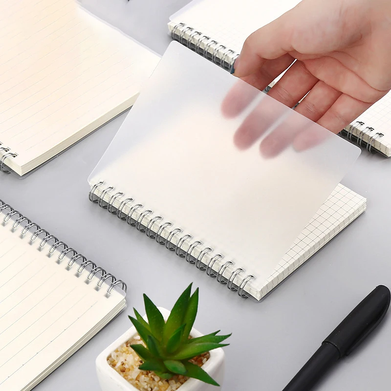 A5 A6 Notebook Student Homework Coil Notebook Grid/Line/Blank Paper Note Book Journal Planner Agenda Planner Notepad Stationery