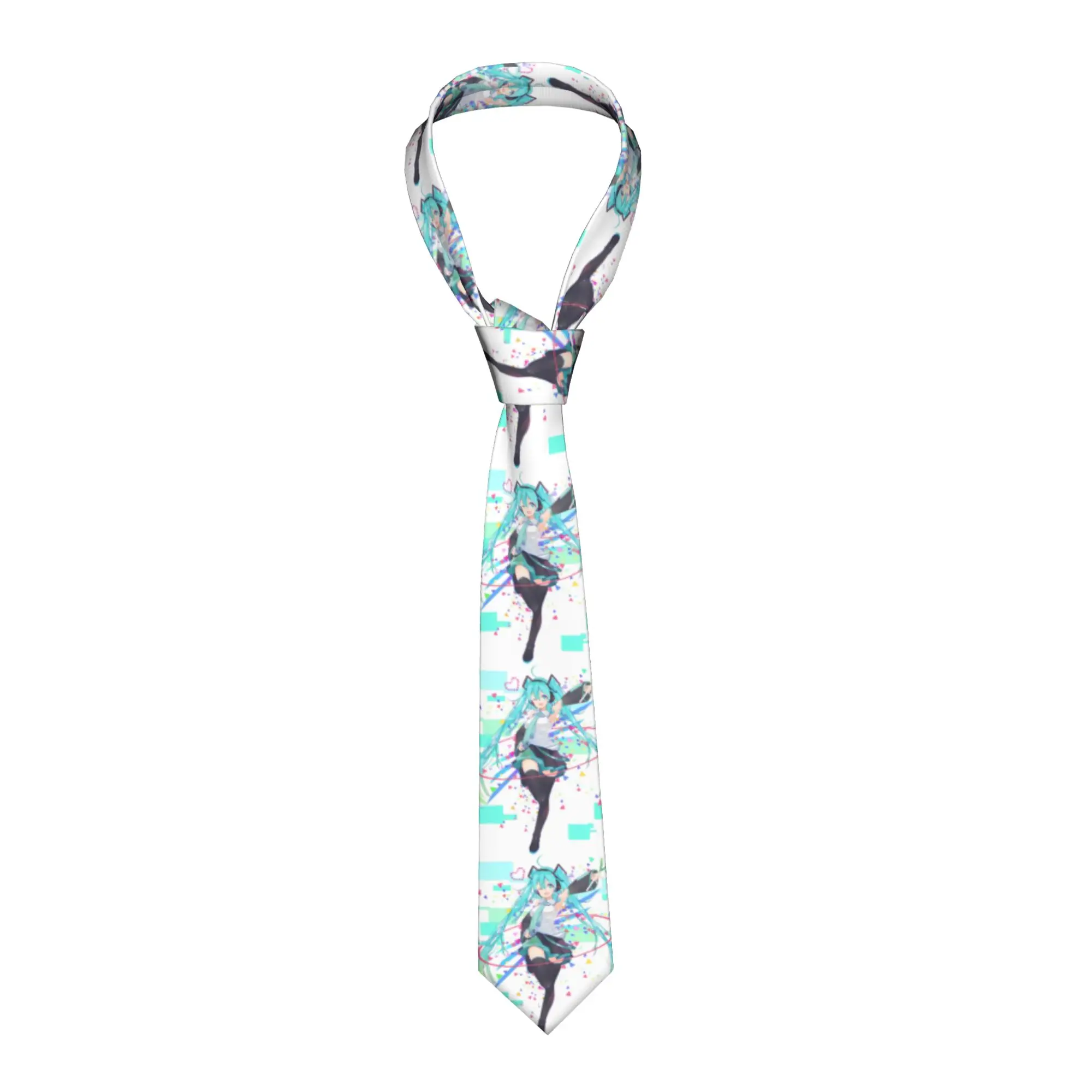 gravatas-classicas-h-hatsunes-para-casamento-personalizadas-masculinas-mikus-y2k-vocaloid-desenho-animado-filme