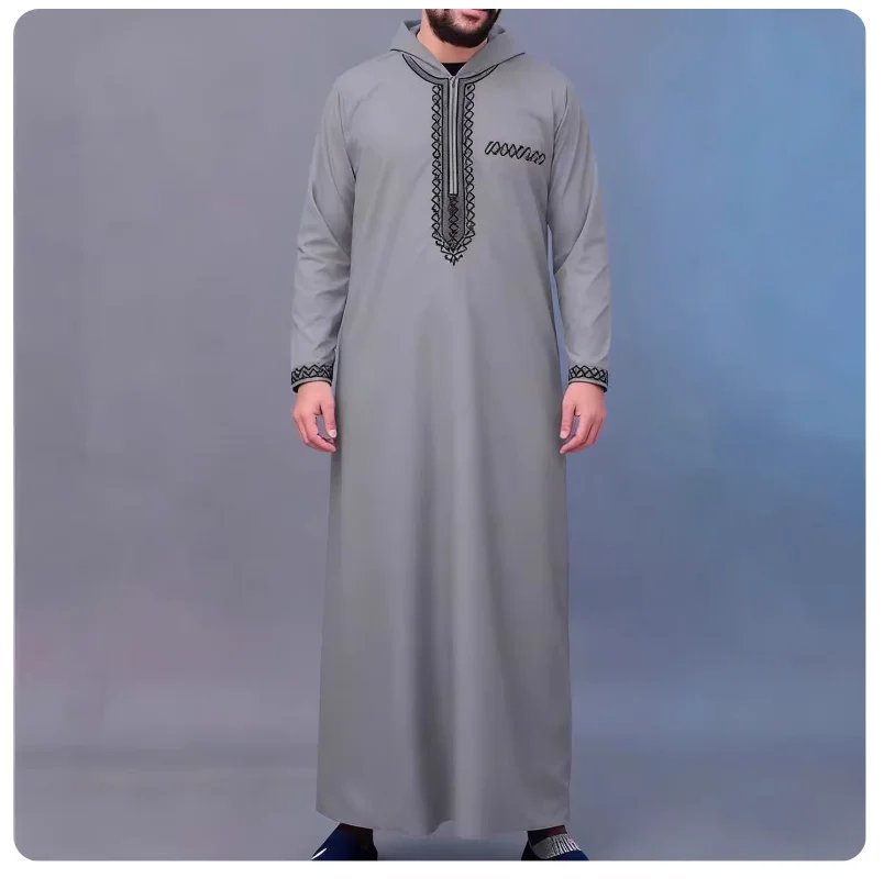 Hooded gray