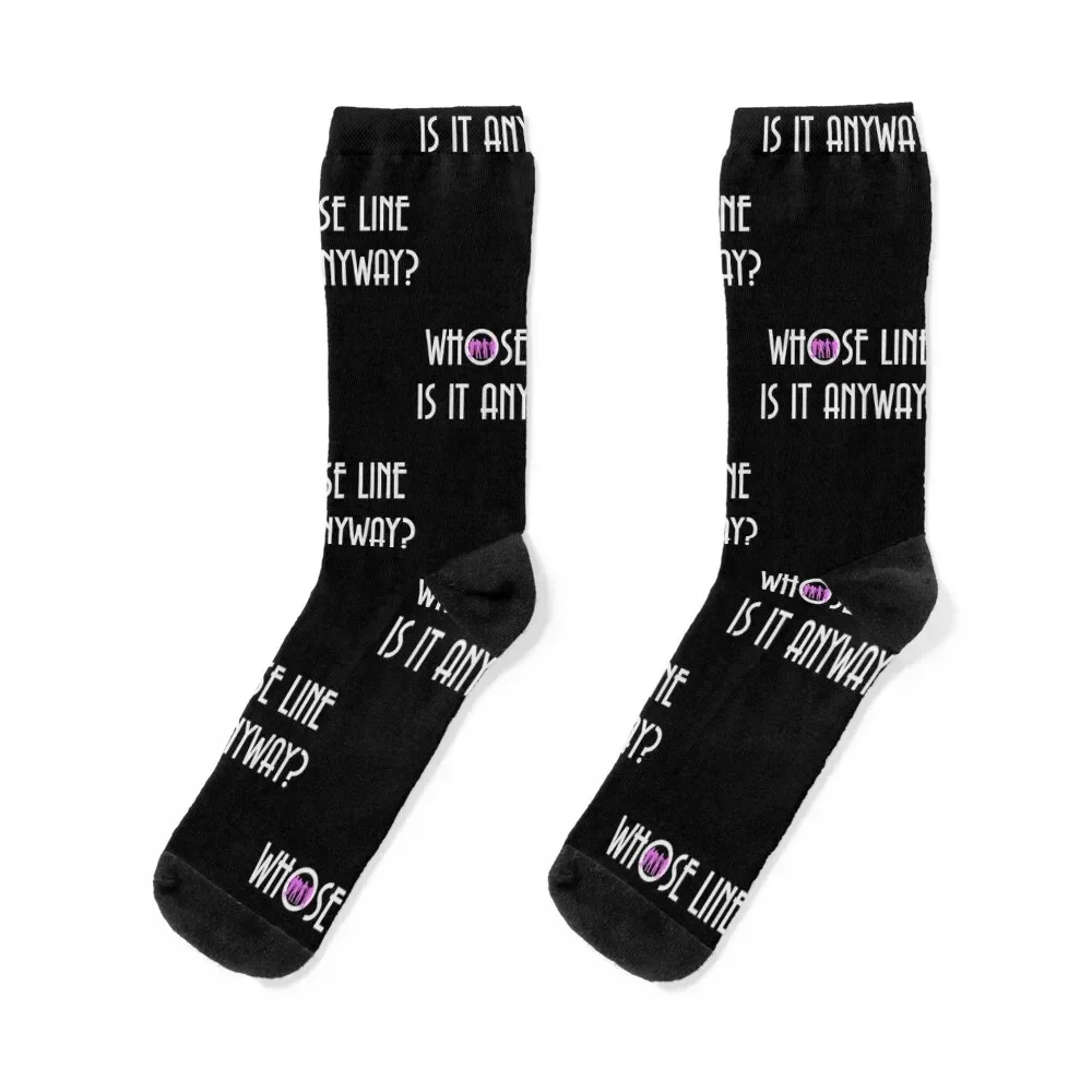 Vintage Whose Line Is It Anyway Logo Socks winter luxe new in's Women's Socks Men's