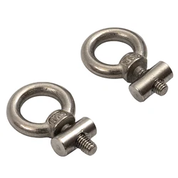 2/4/6/8Pcs Awning Rail Stoppers Stops Stainless Steel Motorhome Campervan Caravan Sliding Rail Track Lifting Ring Slip Screw