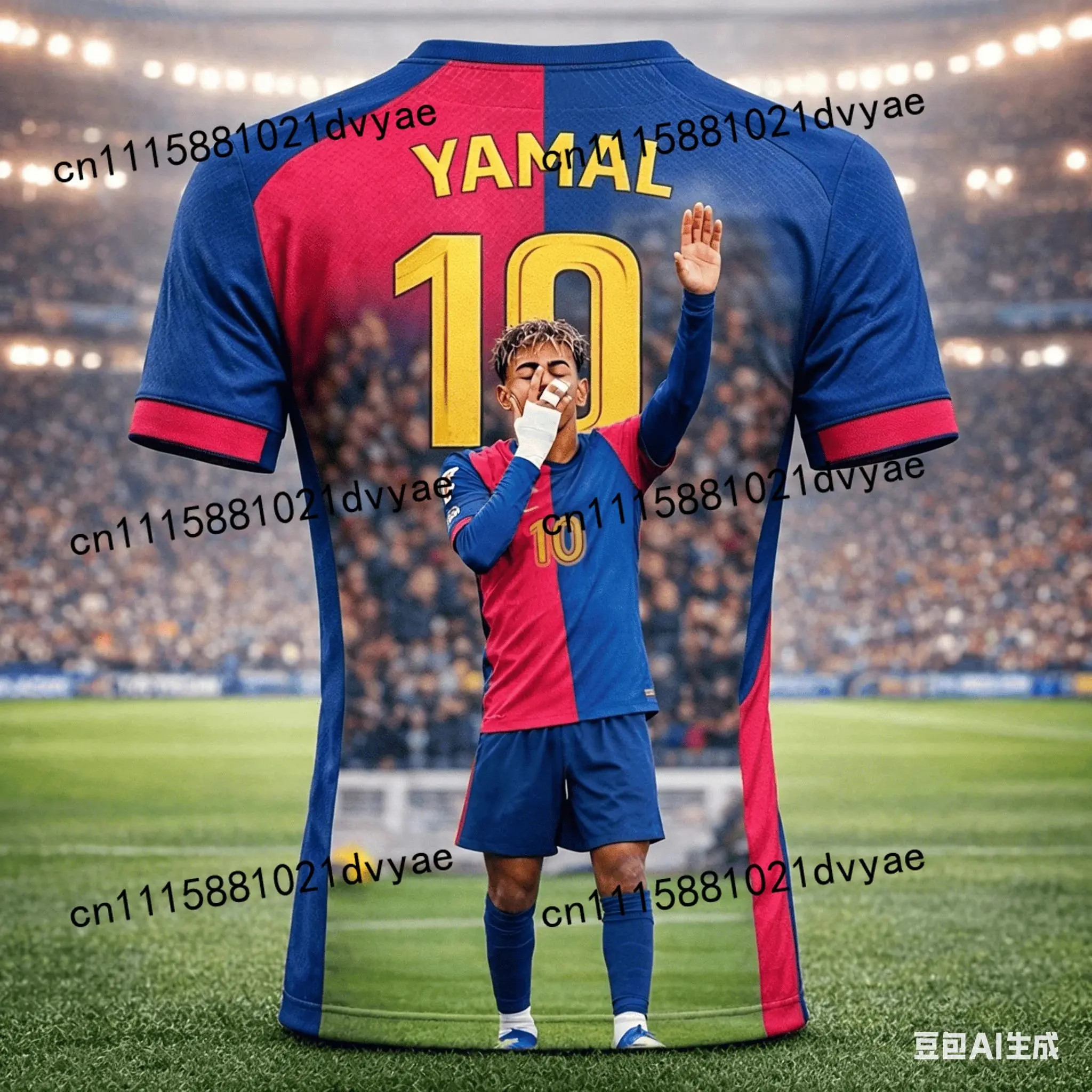2026 Summer 3D Printed Pattern Children's Clothing Adult Football Jersey Fashion Breathable T-shirt