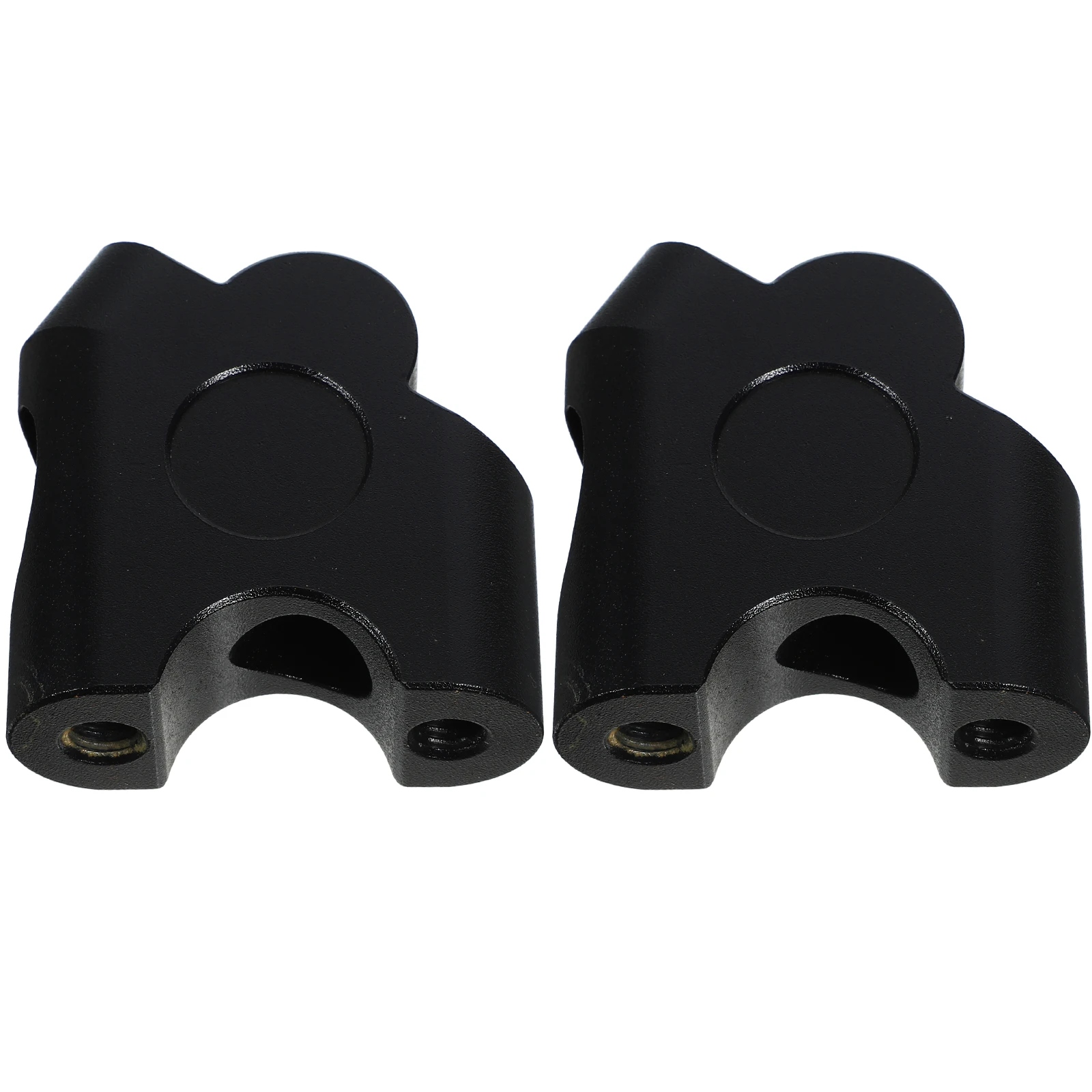 

2pcs Motorcycle Riser Clamp Motorcycle Handlebar Risers Black 22mm Adjustable Height Base Easy Installation Accessories