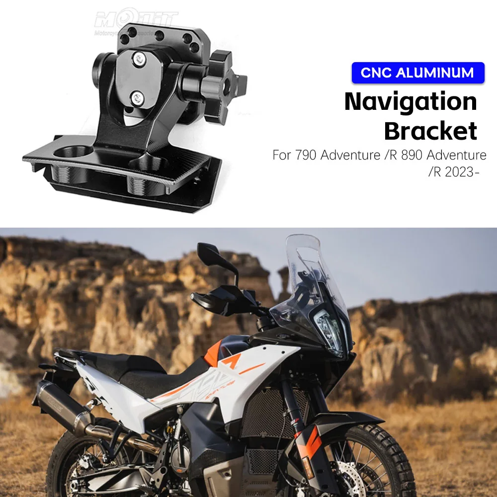 Motorcycle Driving Recorder GPS Phone Navigation Bracket Holder, Mount Stand para 790ADV 890ADV 790ADV Adventure, 2023 2024