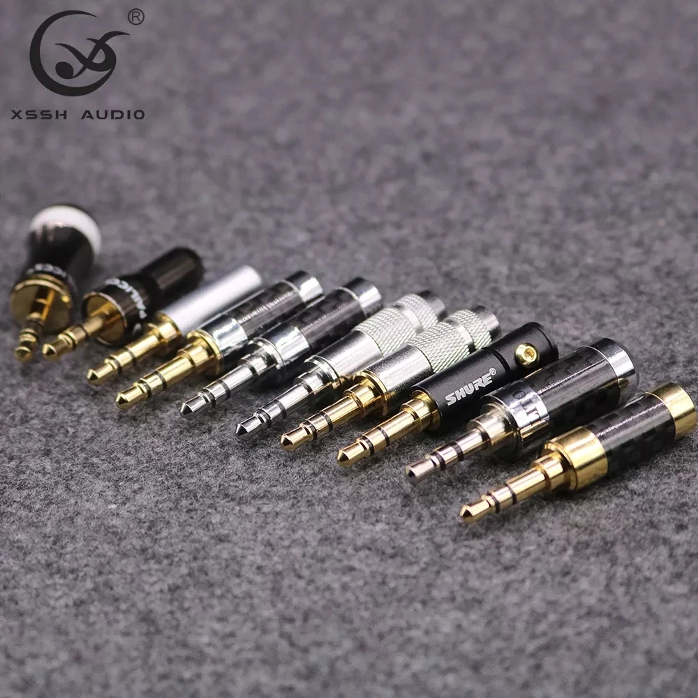 10pcs YIVO Hi-end Gold Plated Audio Male Earphone Headphone Plug 3.5mm Stereo 1/8