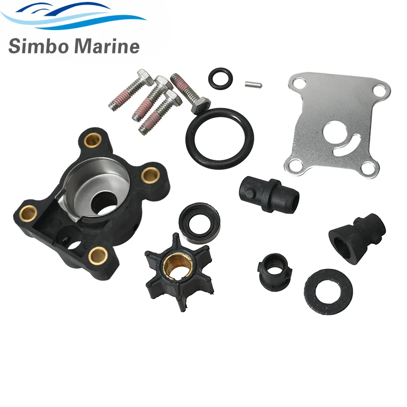 

394711 Water Pump Impeller Service Kit For 1974-2007 Johnson Evinrude OMC 8HP 9.9HP 15HP Outboard 0394711 394711 18-3327