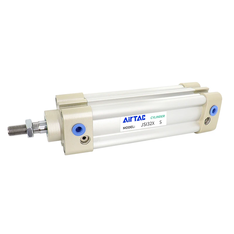AirTAC JSI32/40/50/63/80/100/125mm Bore 25-1000mm Stroke Standard High Thrust Small Air Pneumatic Cylinder Pinton