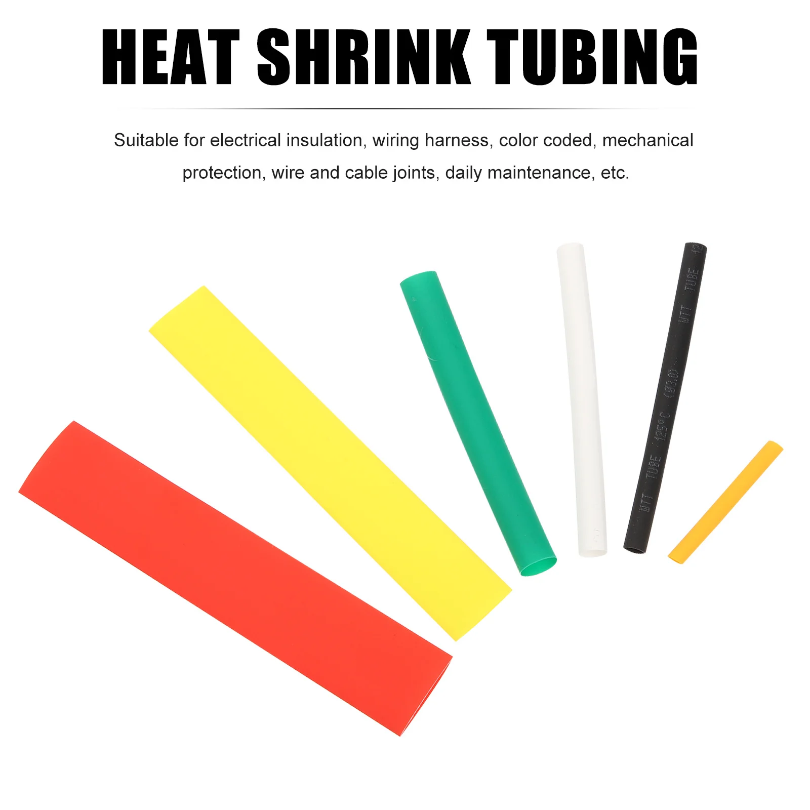 

1Set Heat Shrink Tubing Assorted Sleeving Wrap Low Shrink Temperature Electrical Insulation Wire Harness Cable Protector