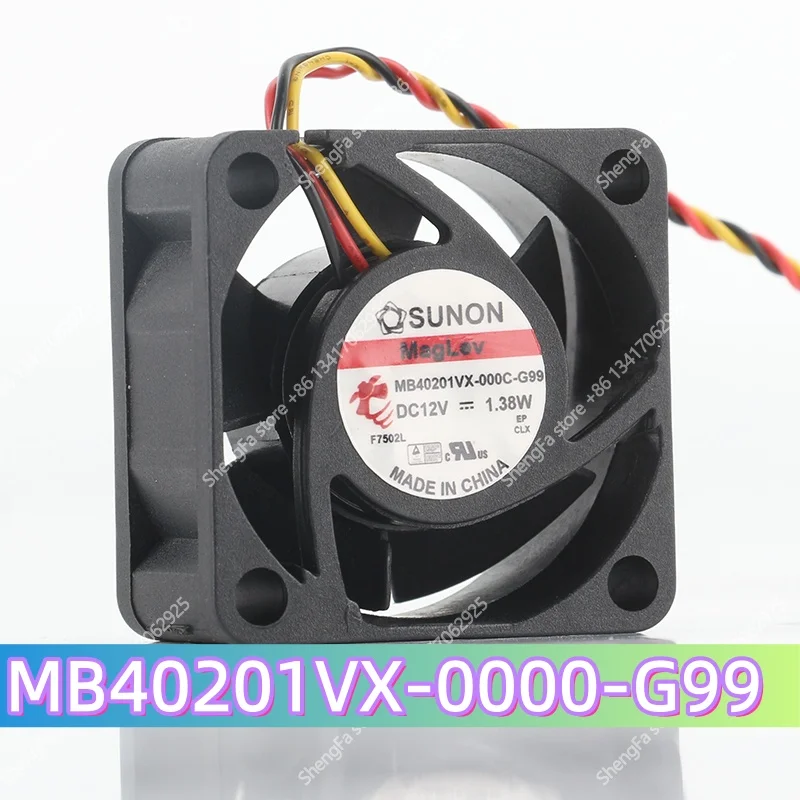 SUNON Precision 4CM 4020 40X40X20MM Magnetic Levitation Cooling Fan 12V 1.38W MB40201VX-0000-G9