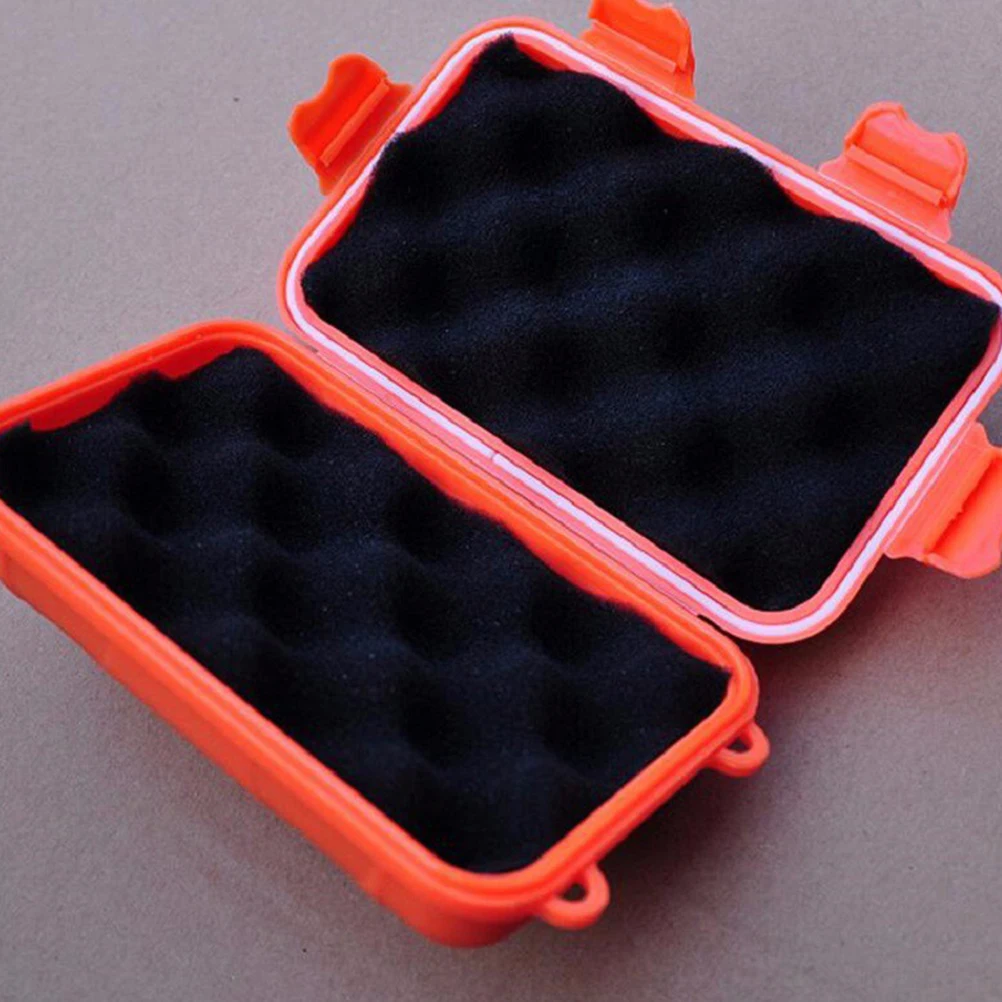 

2pcs Outdoor Survival Set Box Small Waterproof Shockproof Adventure Wilderness Storage Container Plastic