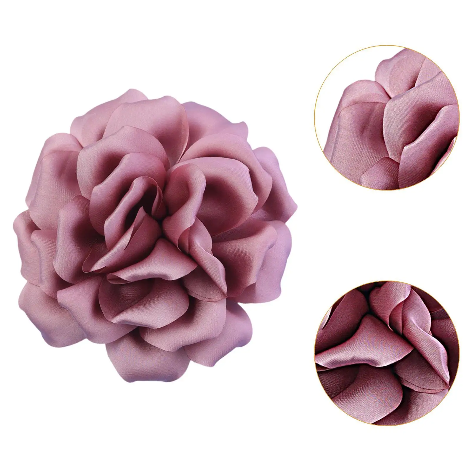 Flower Brooch Floral Hair Pins 10cm Corsage for Wedding Clothes Accessories