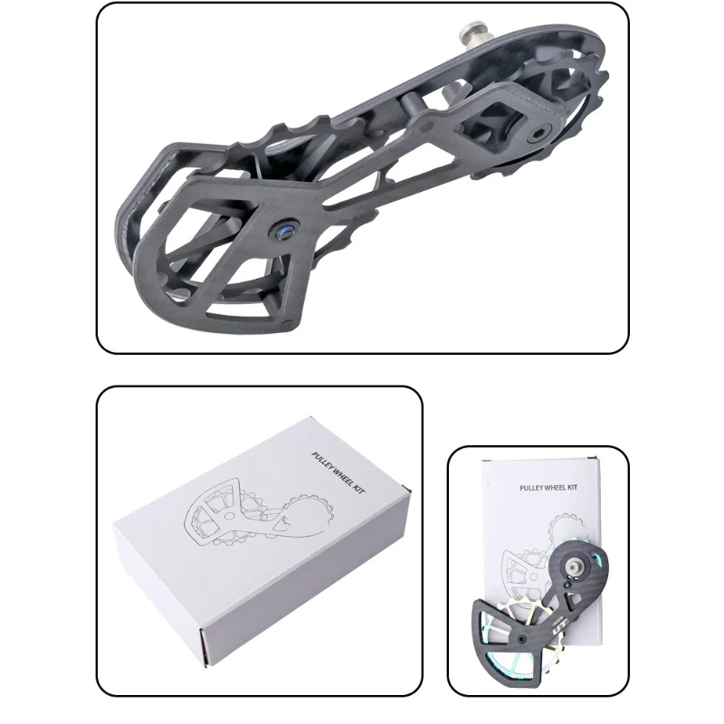 Carbon Fiber Ceramic Jockey Wheel Rear Derailleur Guide 13T 18T