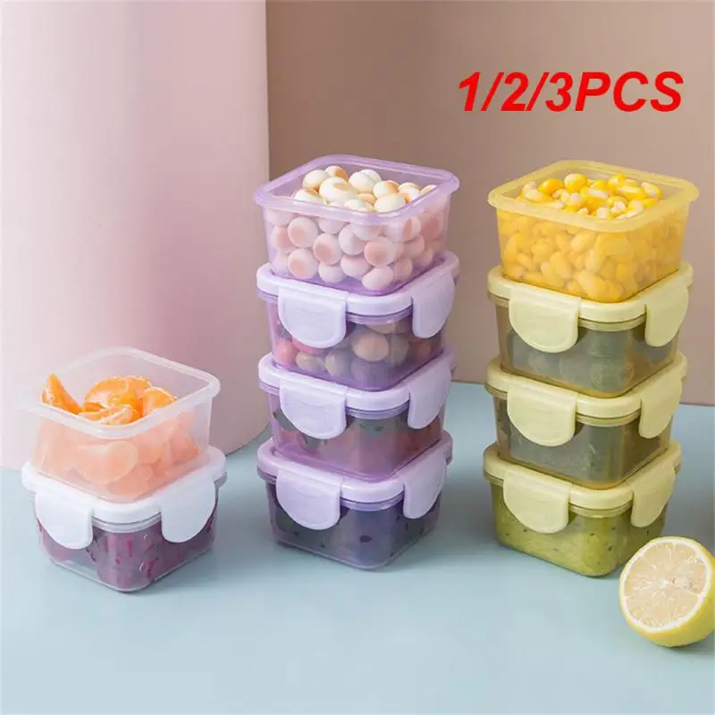 Caja de almacenamiento para refrigerador de 150ML, contenedor sellado para verduras, carne, nevera, plato lateral pequeño, caja de mantenimiento fresco, 1/2/3 piezas