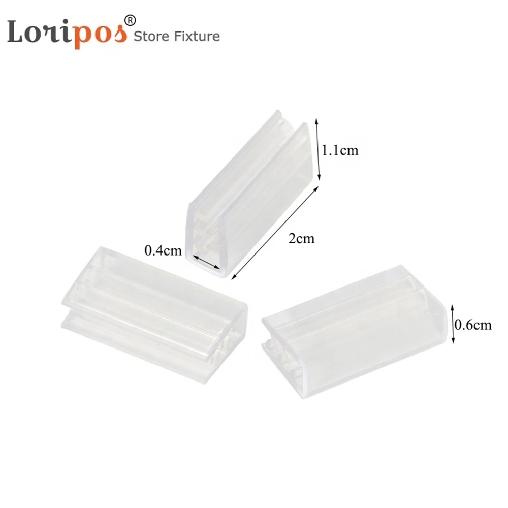 Pvc Data Strip Soft Hard Extruded Pop Card Board Grip Supermarket Shelf Price Tag Display Sign Clamp On Shelf Price Talker