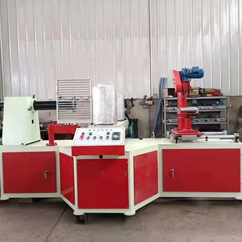 Small Automatic Spiral Toilet Tissue Paper Tube Machine Kraft Paper Cardboard Tube Cutting Sealing for Sale