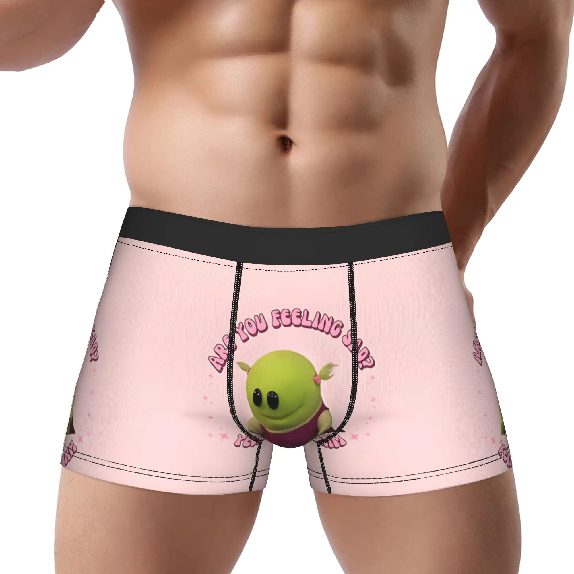 

Трусы-боксеры Are You Feeling Sad nNanalan Mona, дышащие, с принтом, мужское нижнее белье