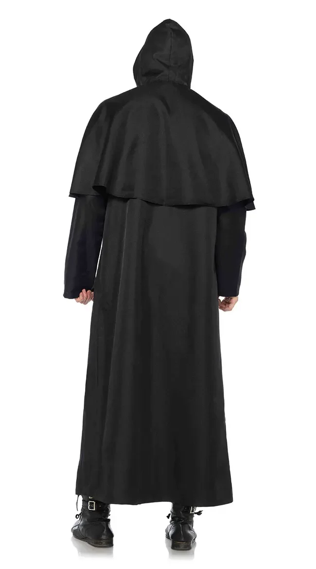 Vendita calda Costume da festa di Halloween Mantello della morte Cosplay Vestiti da fantasma Multi mantello Mantelli con cappuccio per costumi per adulti Mantello da vampiro