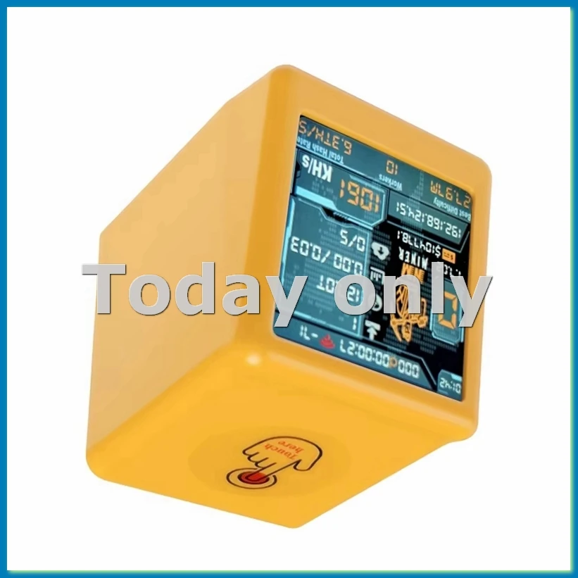 NM TV NMMiner Smart TV 1060KH/S Hashrate Nerdminer V2 ESP32 BTC SOLO Lottery Miner Smart Gift Home Silent Desktop Clock-A86Z