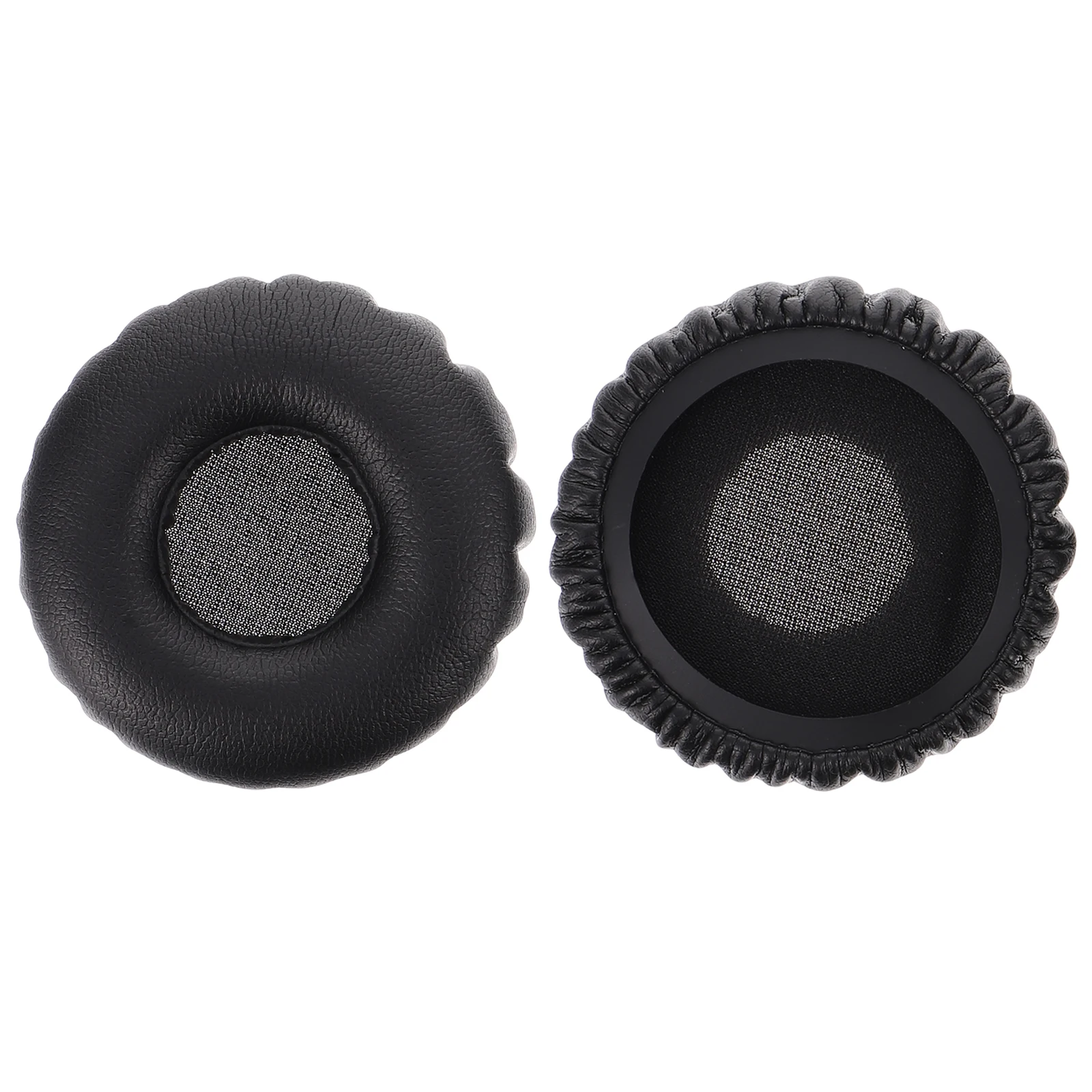 

2pcs High Quality Sponge Headset Ear Pad For Ear Pads Protein Skin Memory Foam Durable Soft Comfortable Long Use Replacement