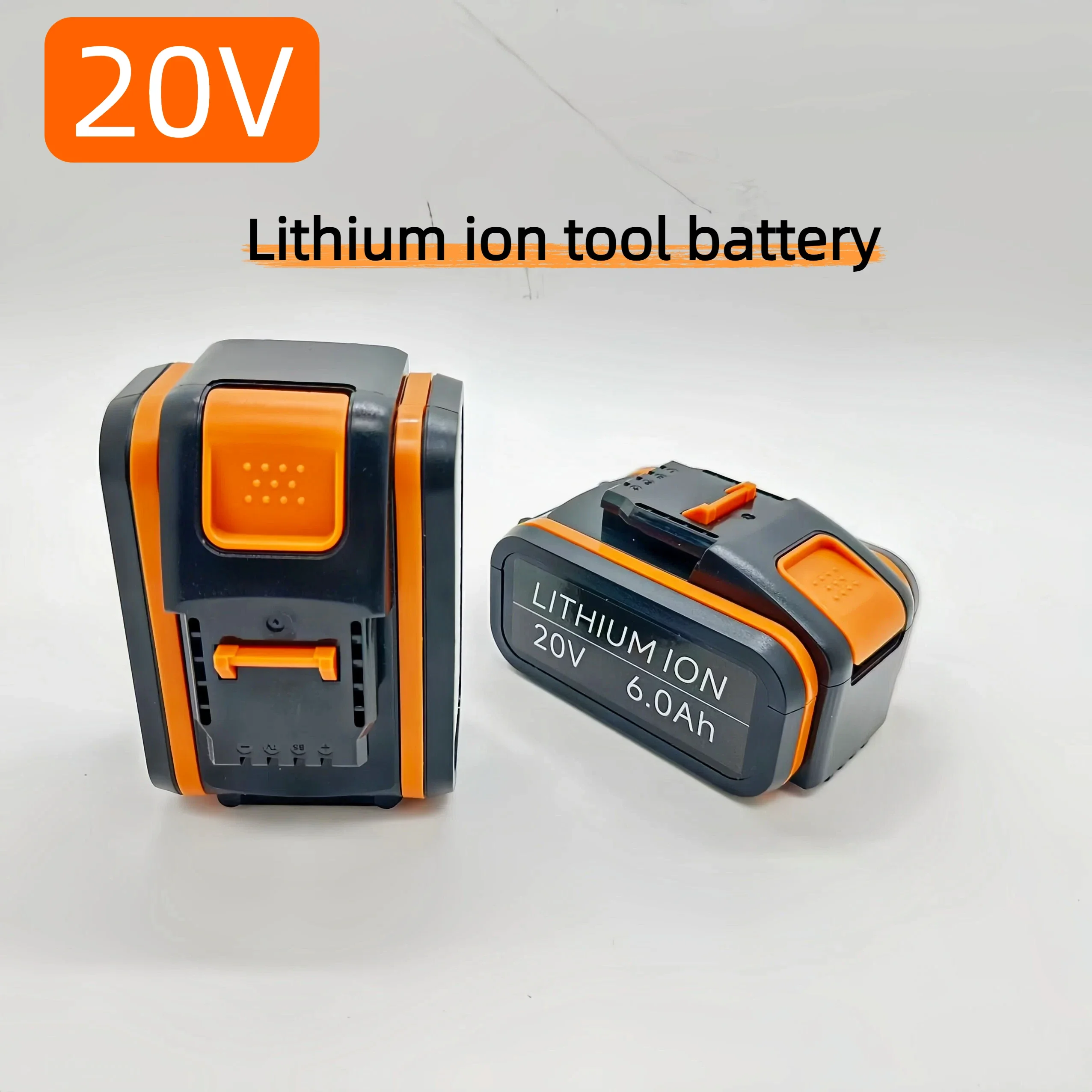 

5.0Ah -12.0Ah 20V lithium-ion rechargeable battery, compatible with Worx tools as a 20V replacement battery