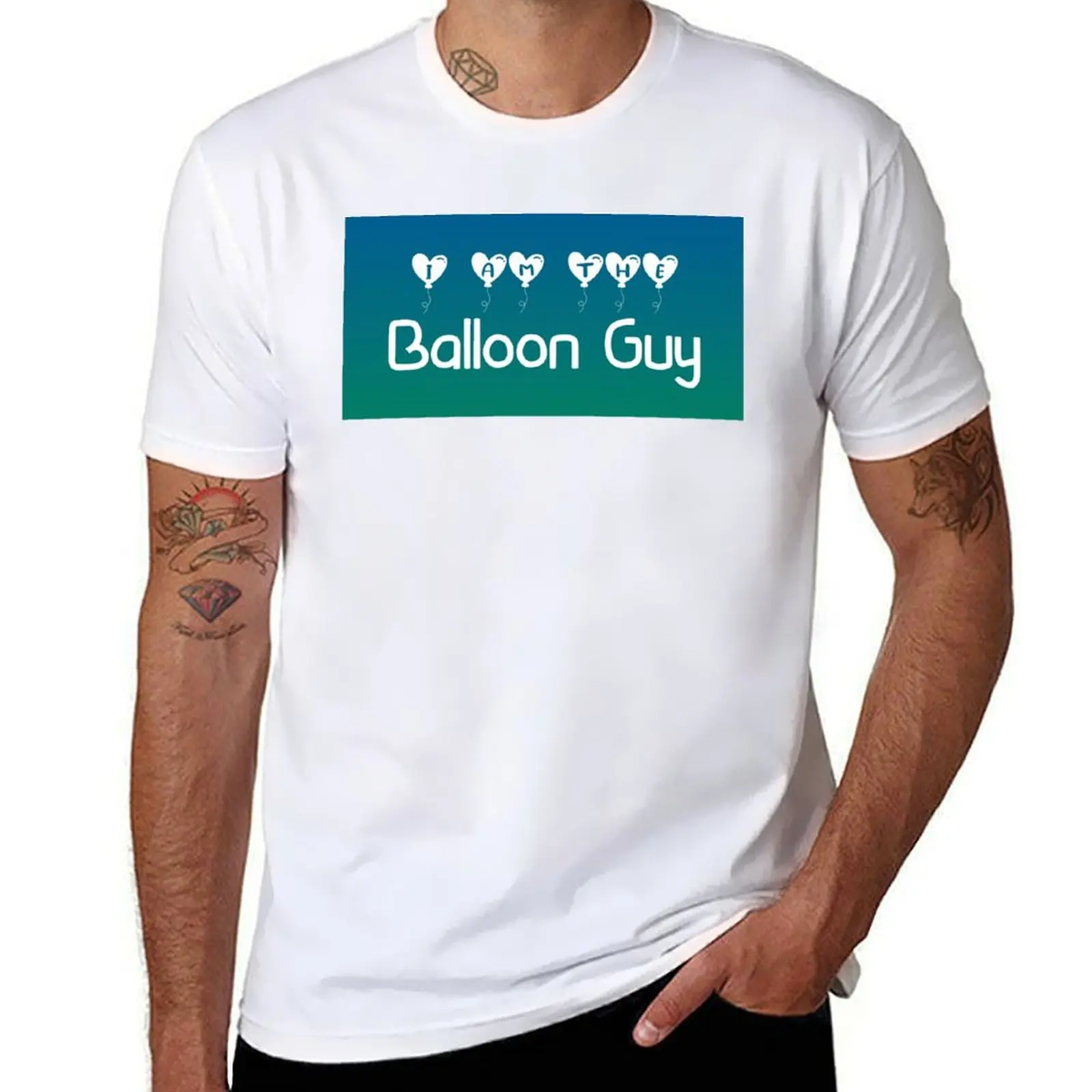 

I Am The Balloon Guy T-Shirt essential t shirt man t shirts cotton black cotton t-shirt plain for man package T-shirt
