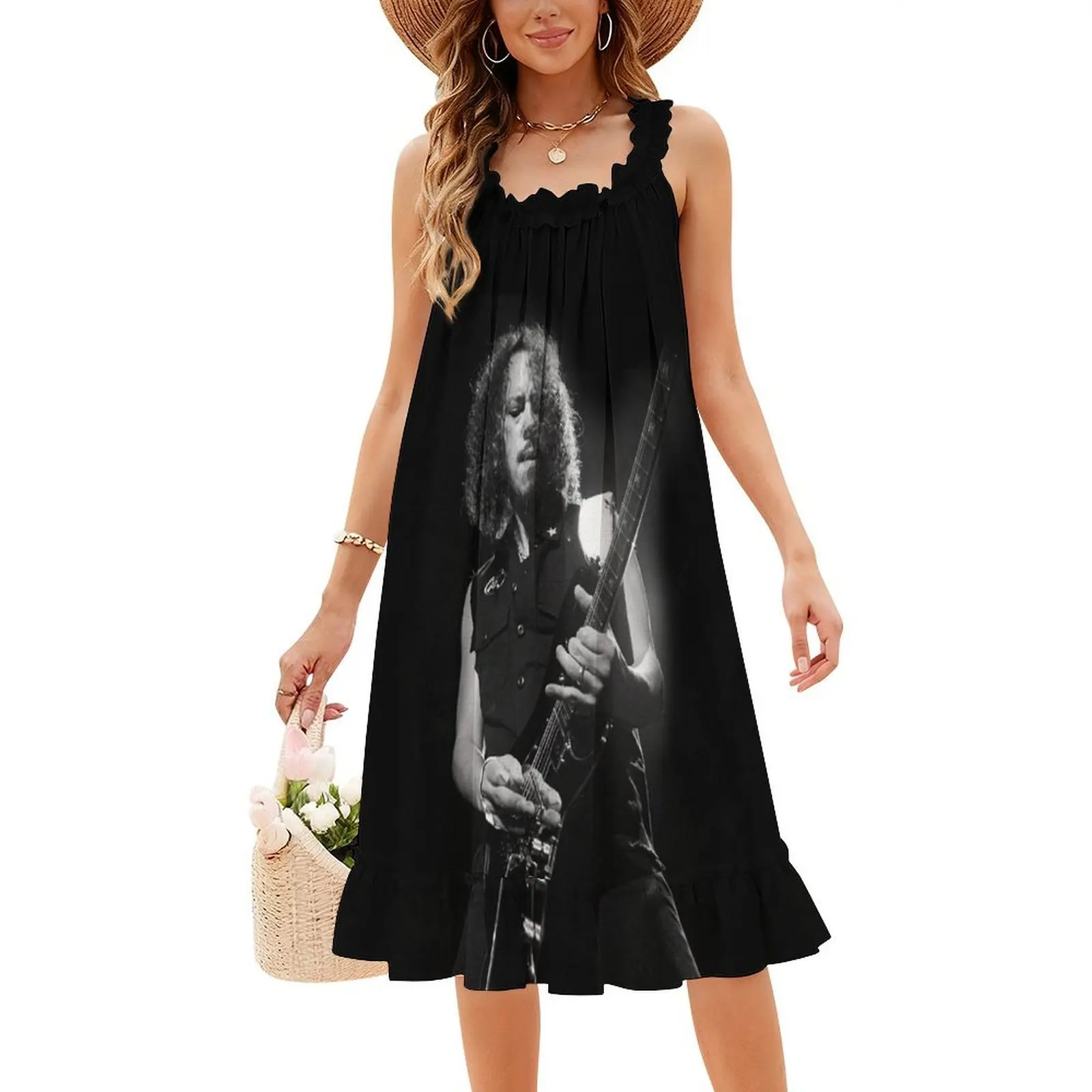 تصميم جديد للطريقة الجديدة فستان على الطراز الكوري للنساء فستان كاجوال أنيق للحفلات أو الارتداء اليومي كيرك هاميت كيرك هاميت #4