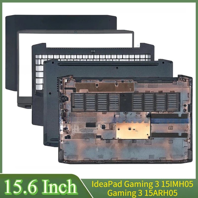 15.6 Inch For IdeaPad Gaming 3 15IMH05 Gaming 3 15ARH05 2020 Laptop LCD Back Cover Front Bezel Hinges Palmrest Bottom Case
