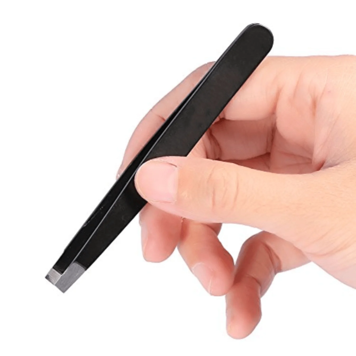 Stainless Steel Eyebrow Tweezers -  Makeup Tool for  and Beauty Salon Use - Precise Hair Removal and Shaping
