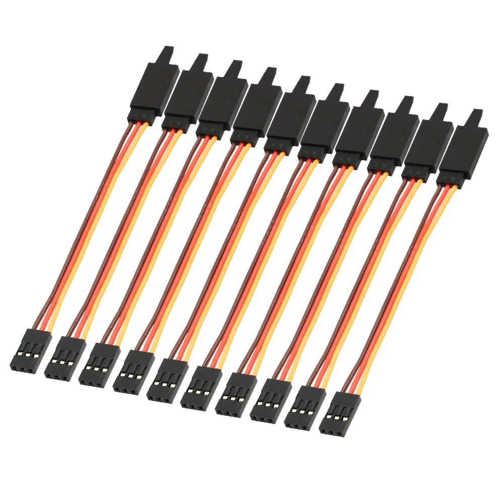 10 Stück 100 / 150 / 200 / 300 / 500 / 1000mm Anti-Verlust 60-adriger Servo-Verlängerungskabel für RC Futaba JR Stecker auf Buchse – Detail 10