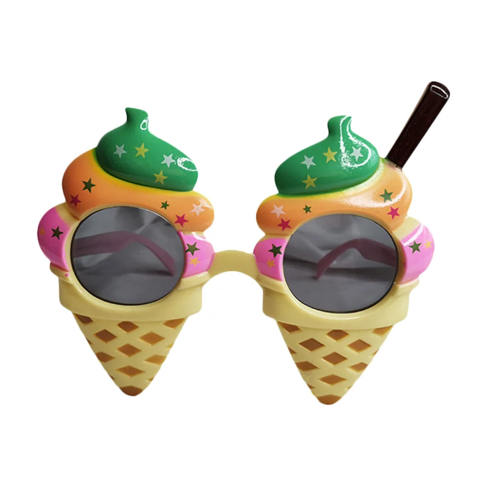 Ice Cream Glasses Long Lasting Creative Eyeglass Birthday Party Frames The Summer Themed Supplies Photo Props Plastic Funny