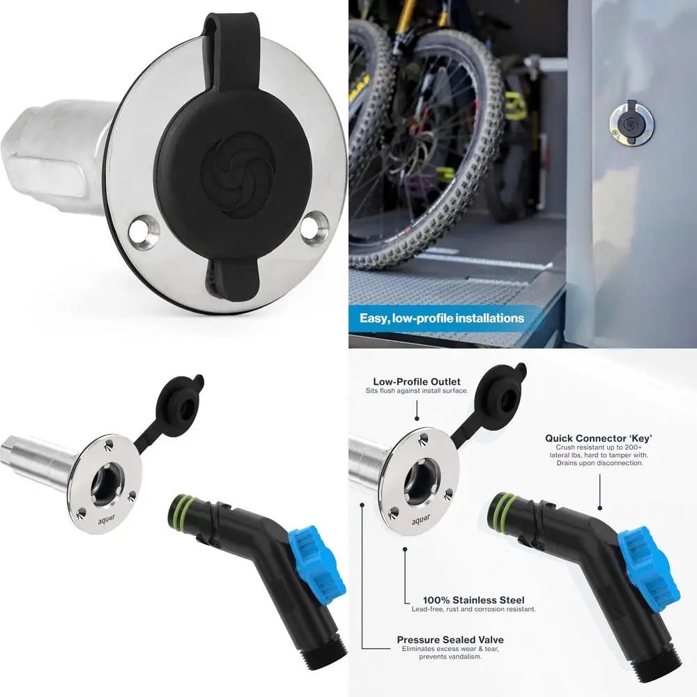 

Городской впускной отверстие для воды на колесах, замена впускного отверстия для воды на колесах, кемперов и прицепа, заподлицо из нержавеющей стали, B