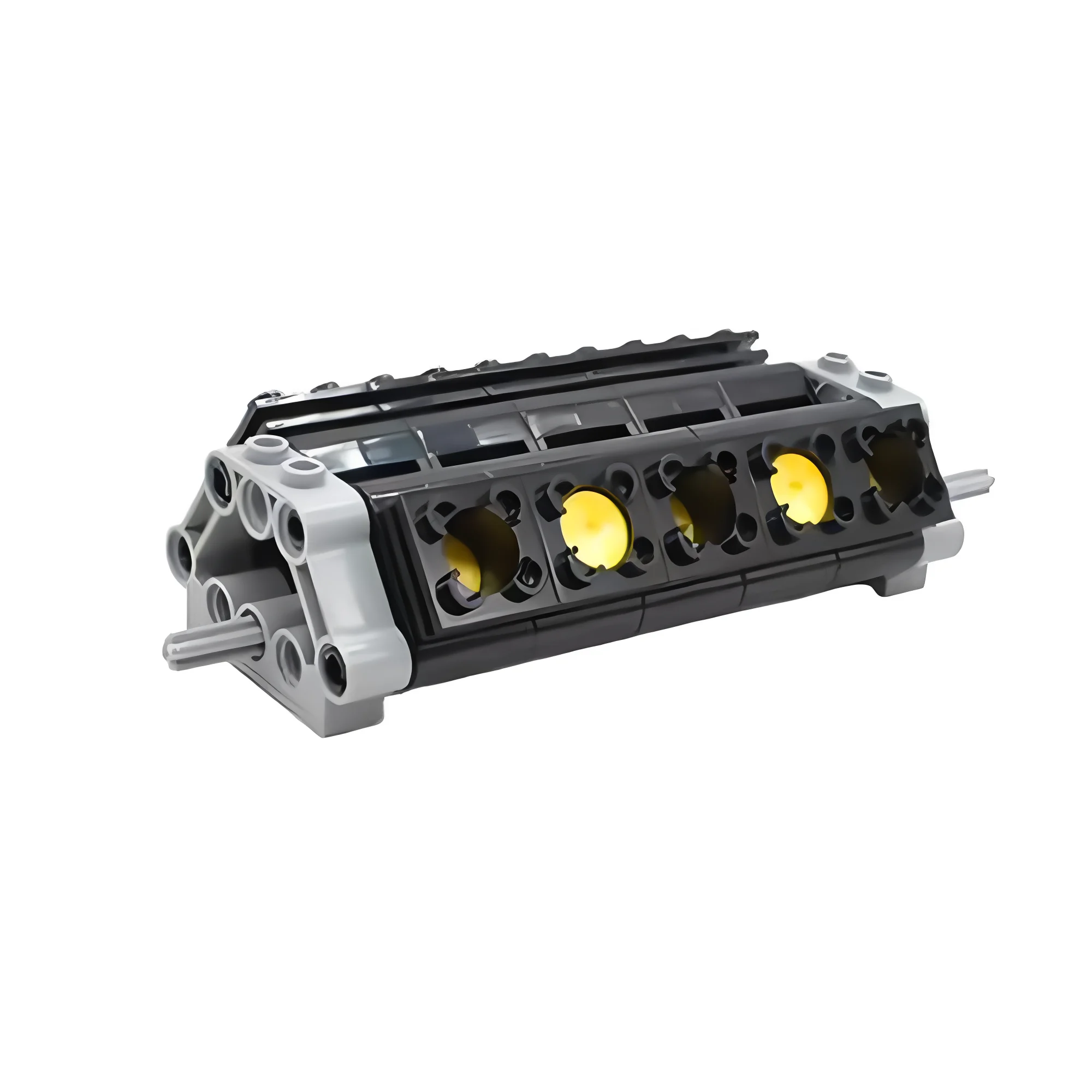 MOC V10 Engine Model Building Blocks DIY Kit with Moving Pistons Compatible with Bricks STEM Educational Toy for Adults