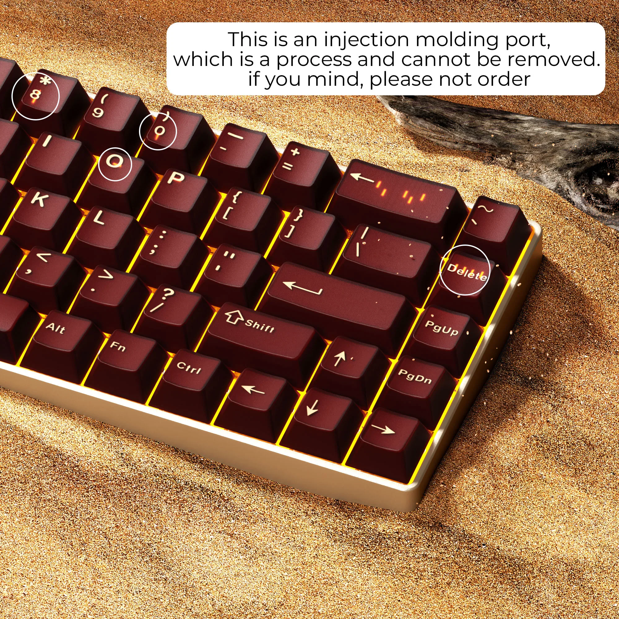 XVX 121 Keys Red Jade Keycap PBT PC Double Shot Cherry Profile Key Cap for Cherry MX Switches Mechanical Gamer Keyboard