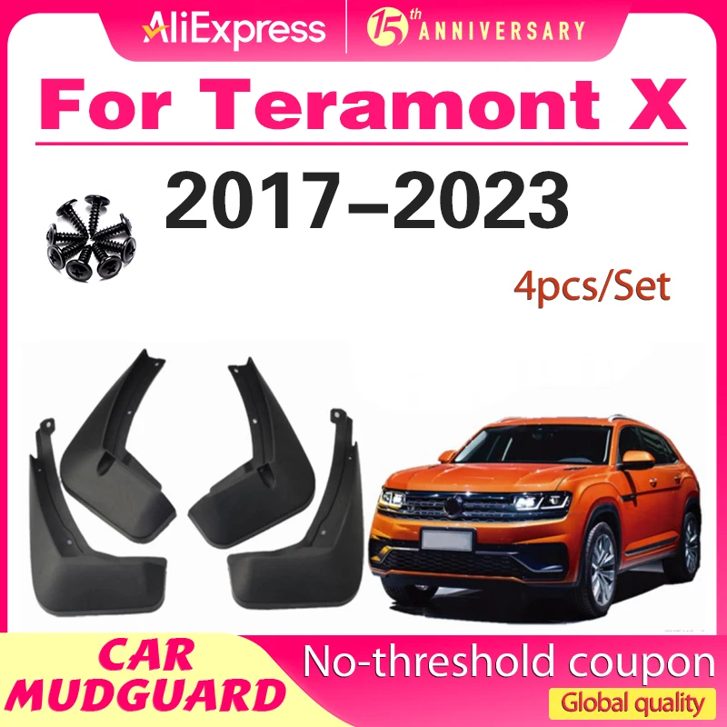 

Mudguard For VW Teramont / Teramont X 2017-2023 Front Rear Mudflaps Mudguards Car Accessories Auto Styline Splash Guard Fender