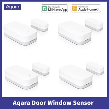 Sensor de ventana de puerta Aqara Original ZigBee conexión inalámbrica Sensor de puerta inteligente funciona con Mi Home HomeKit para aplicación Android iOS