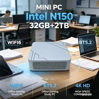 2026 Mini PC ComputerIntel Core N150 8GB16GB RAM 1TB 2TB M.2 SSD WiFi6 BT5.2 4K HD Portable Office Desktop Work PC 5