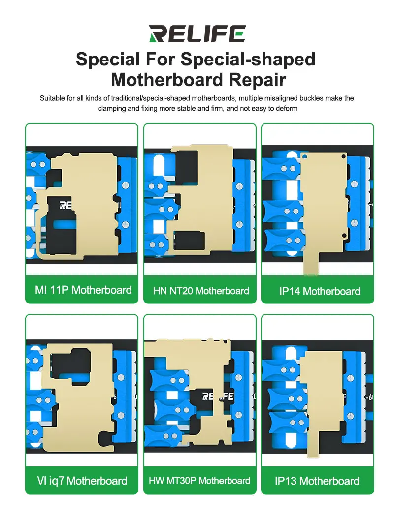 RELIFE RL-601L Plus New Motherboard Repair Fixture For All Kinds Of Traditional/Special-Shaped Motherboards Repair Tools
