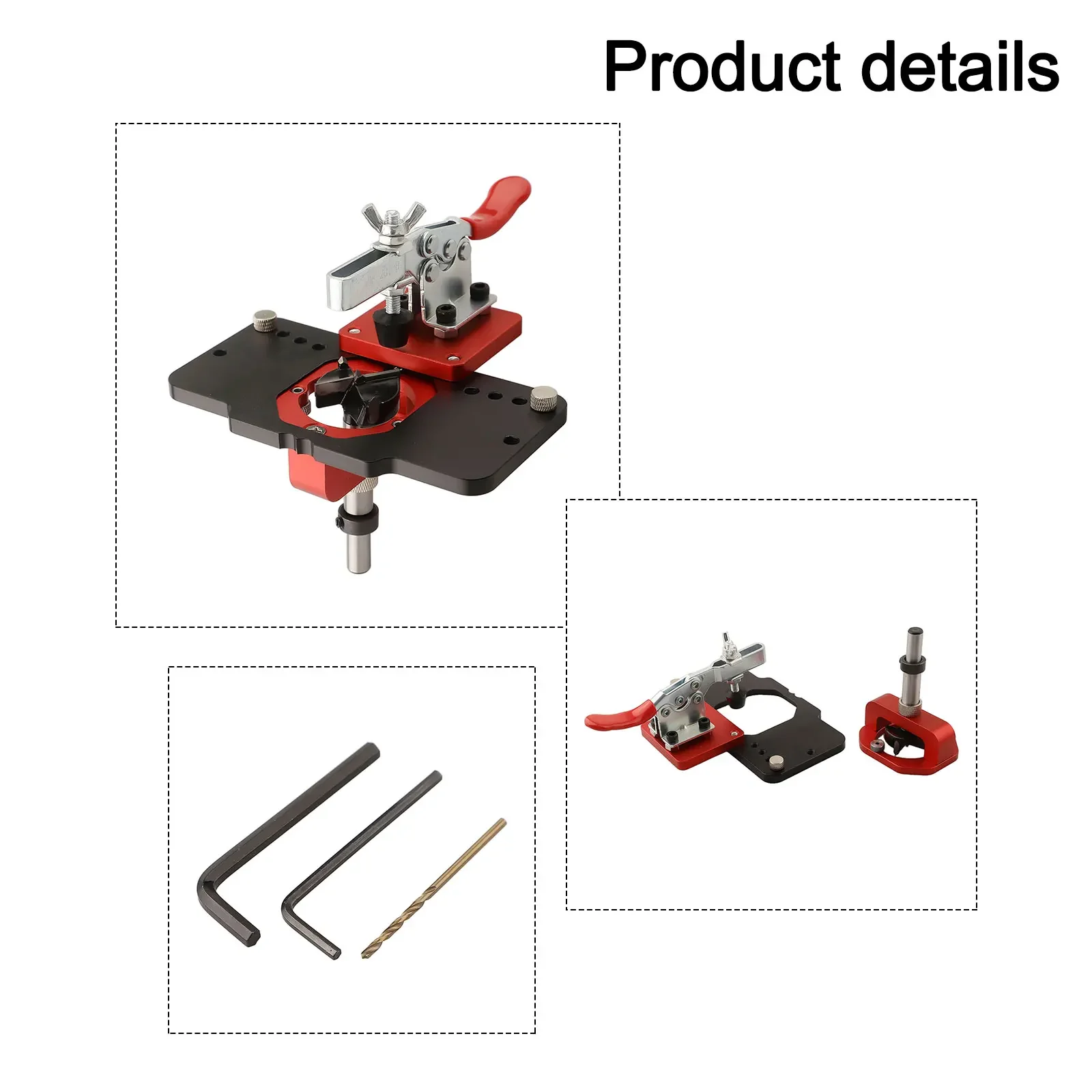 

Simplify Your Cabinet Door Installation with the Efficient 35mm Hinge Drill Guide Locator Made from Aluminum Alloy