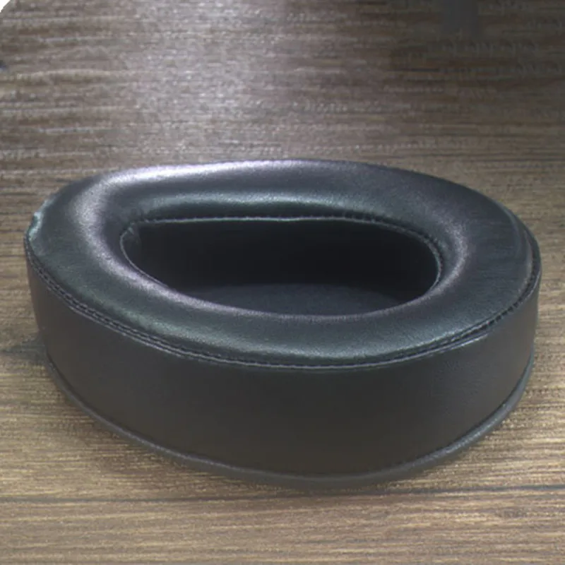 Sostituzione 1 paio di cuscinetti per le orecchie in pelle proteica di pelle di pecora per cuffie AUDIO QUEST coppe per le orecchie cuscinetti per le orecchie parti di riparazione nero