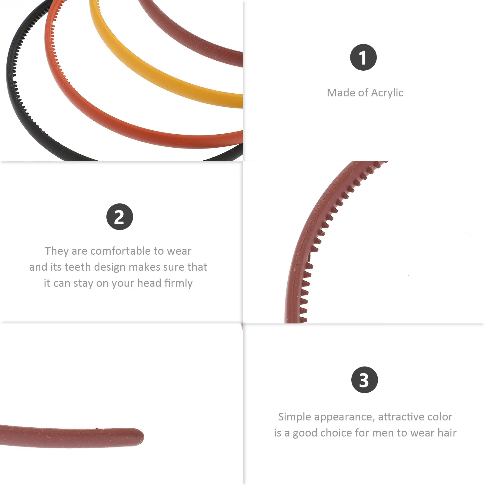 

Набор из 8 матовых стильных ободков для волос с зубчиками, для повседневного использования, макияжа и умывания, аксессуары для волос для женщин